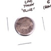 Love Token on Canada Victorian Silver 5-cents, Good (G4): Elise