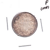 1870 Canada 25-cents Fine (F-12) Impaired