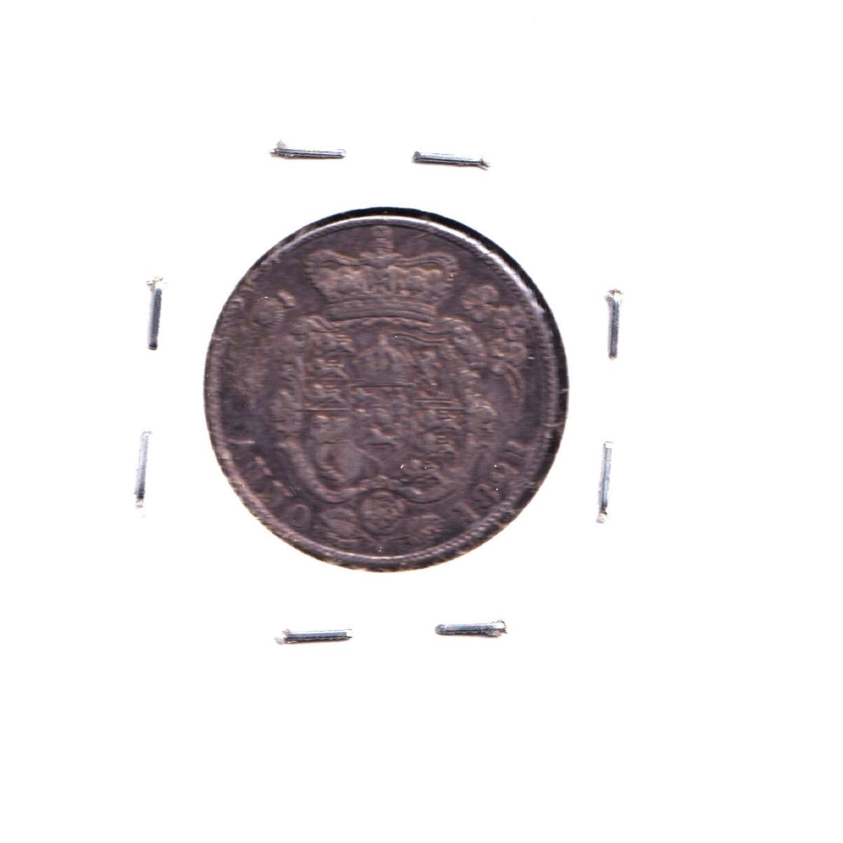 Great Britain 1821 Sixpence VF-EF (VF-30) scratch