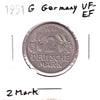 Germany 1951G 2 Mark VF-EF (VF30)