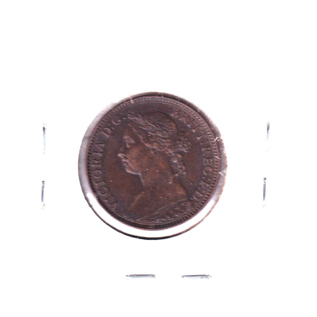 Great Britain 1891 Farthing Extra Fine (EF40) Scratched
