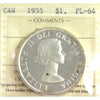 1955 Canada Dollar ICCS Certified PL64 Cameo
