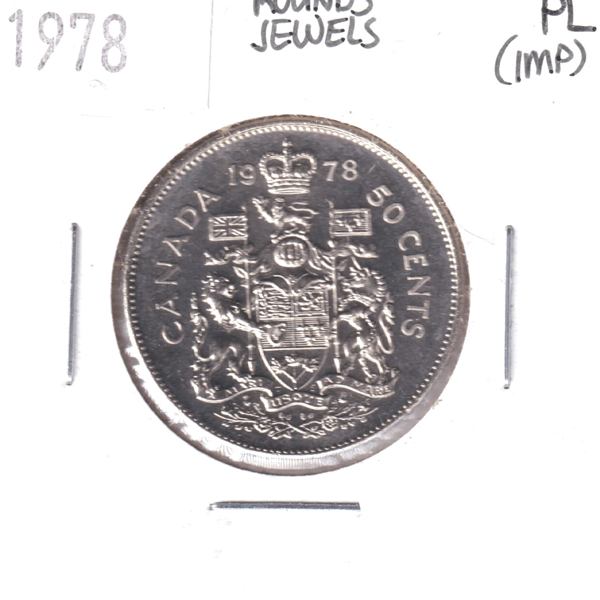 1978 Round Jewels Canada 50-cents Proof Like (Impaired)