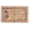 Egypt Note Pick #165a 5 Piastres, VG (impaired)