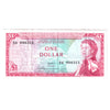 East Caribbean States Note, Pick #13a 1965 1 Dollar, Signature 2, VF-EF (VF-30) Tears