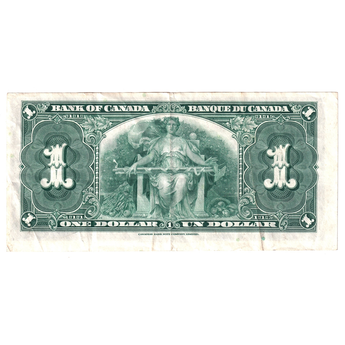 BC-21d 1937 Canada $1 Note, Coyne-Towers, Various Prefixes, VF-EF (VF30) Impaired