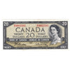 BC-41b 1954 Canada $20 Note, EF-AU (EF45) Holes, Tears or Impaired