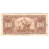 BC-27b 1937 Canada $100 Gordon-Towers, B/J, Fine (F12) Stain, Writing  or damaged