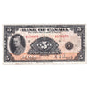 BC-5 1935 Canada $5 Osborne-Towers, English, F-VF