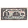 BC-2 1935 Canada $1 Osborne-Towers, French, F (Dam'g)