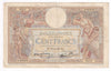 France Note 1939 100 Francs, F-VF (dam'g)