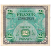 France 1944 2 Francs Note, Pick #114a, EF