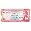 East Caribbean States 1965 1 Dollar Note, Pick #13e, EF (Damaged)