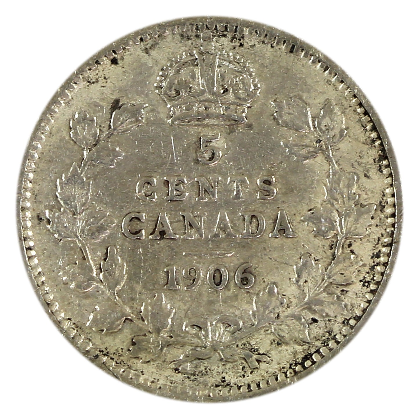 1906 Canada 5-cents Very Fine (VF20) Scratched, Cleaned, or Impaired