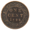 1898H Canada 1-cent VG-F (VG10) Marks, scratched, or impaired