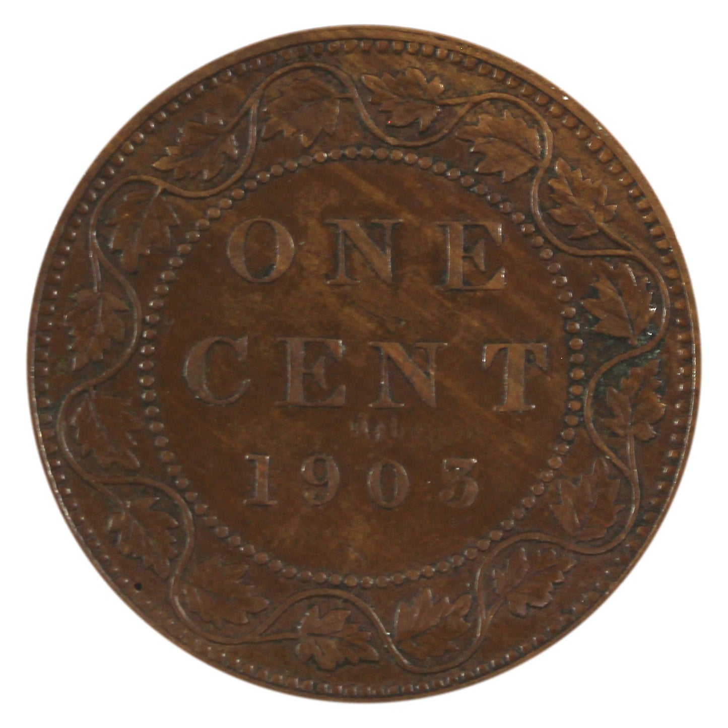1903 Canada 1-cent Extra Fine (EF40) Scratched, marks, or impaired
