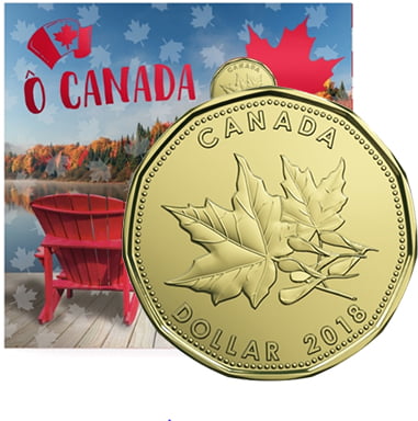 2018 Oh Canada Gift Set With Special Loon Dollar
