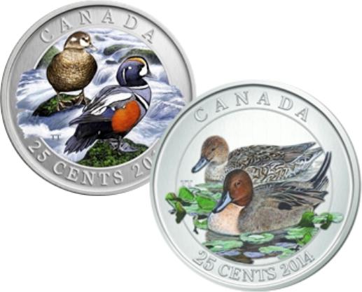 25-Cent Ducks of Canada collector coin