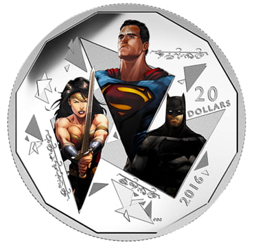 1 OZ. Fine Silver Coin – Batman vs Superman: Dawn of Justice™ – The Trinity