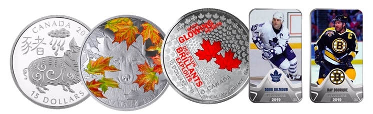 2019 Collection Silver Commemorative Coins