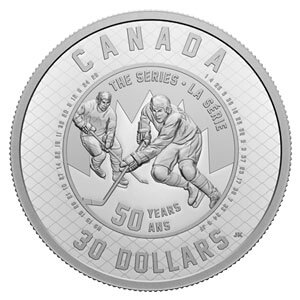 The 50th Anniversary of the Summit Series Fine Silver Coin