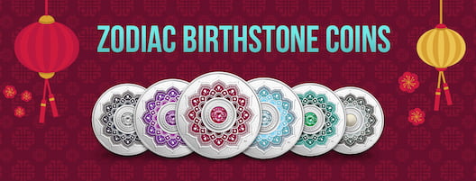 Zodiac Birthstone Coins